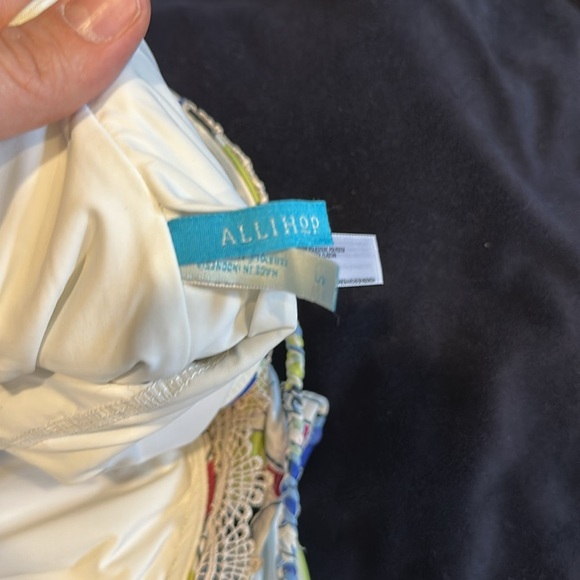 Anthropologie Allihop Lace Front One Piece Swim - Picture 4 of 6